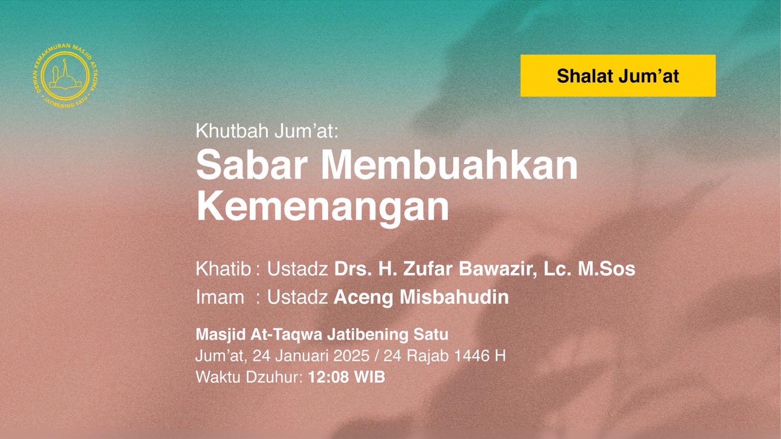 Sabar Mebuahkan Kemenangan