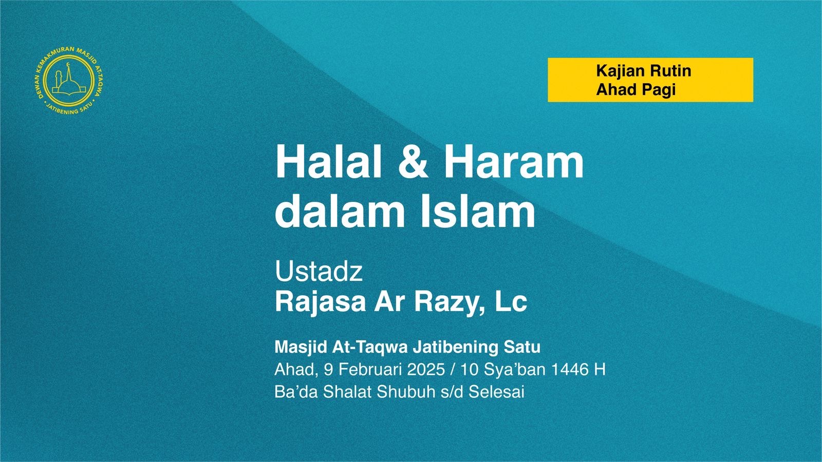Halal & Haram dalam Islam